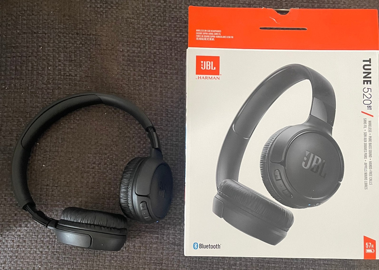 JBL Tune 520bt wireless koptelefoon, Ophalen, Zo goed als nieuw, Overige merken