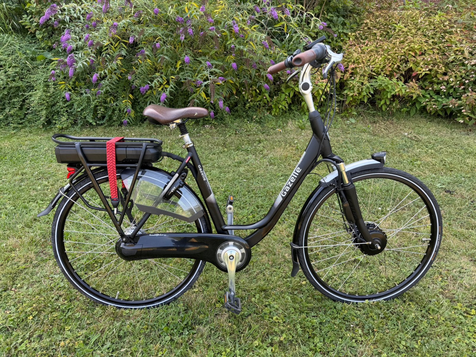 Gazelle Panasonic Orange C7+ elektrische damesfiets, Fietsen en Brommers, 51 tot 55 cm, Ophalen, Zo goed als nieuw, Gazelle
