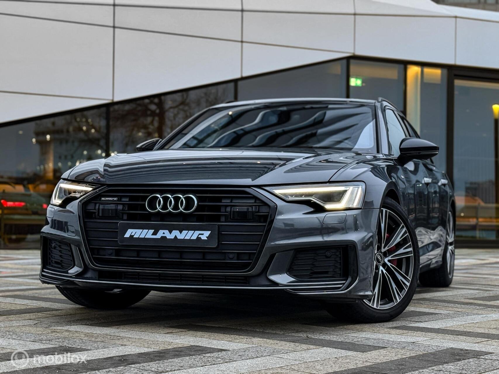 Audi A6 Avant 55 TFSI e quattro S Line Competition|Pano|HUD, Auto's, Automaat, Gebruikt, 4 cilinders, Leder