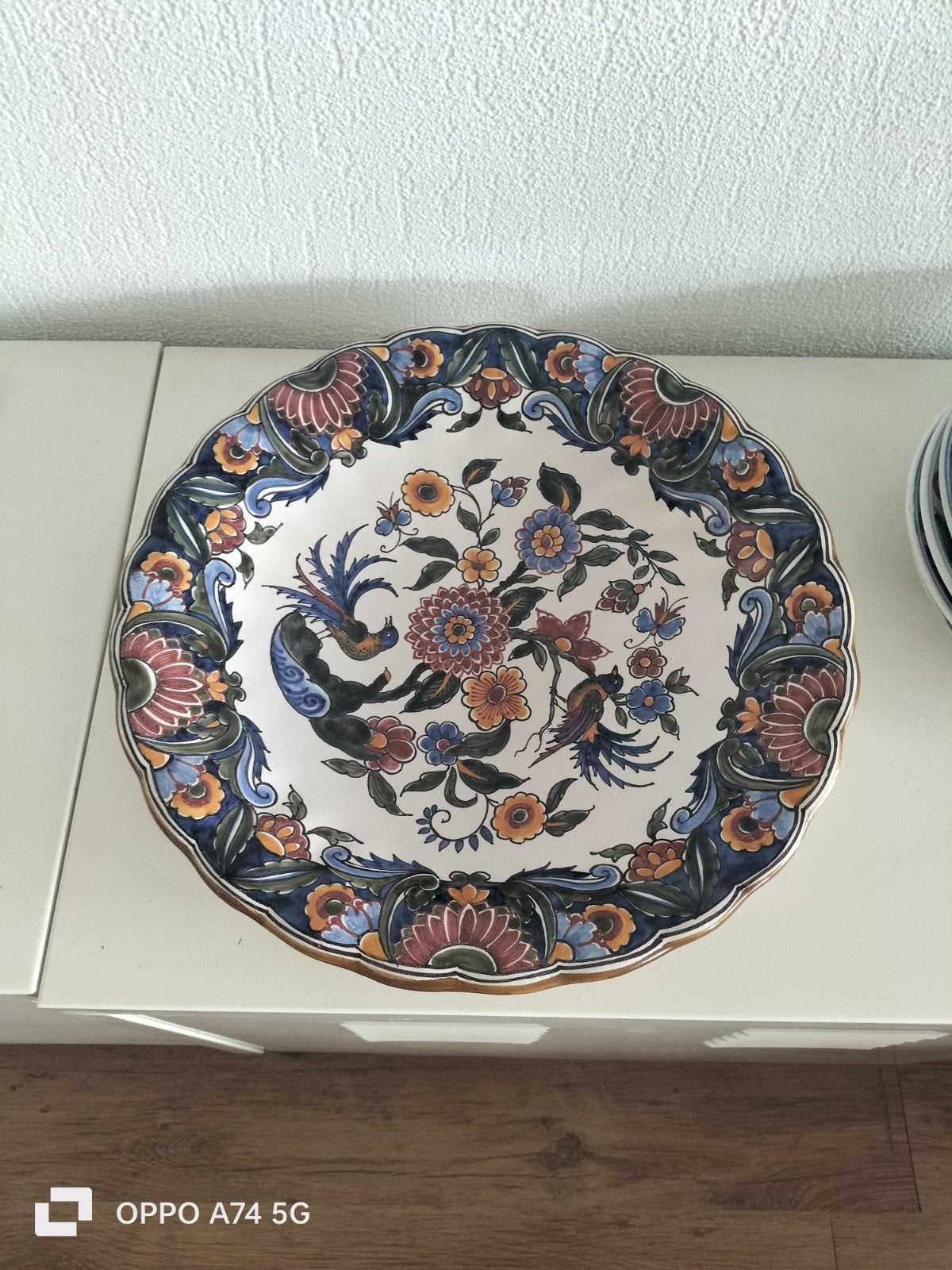Mooi Makkummer bord nr. 352, 36 cm doorsnee, Ophalen