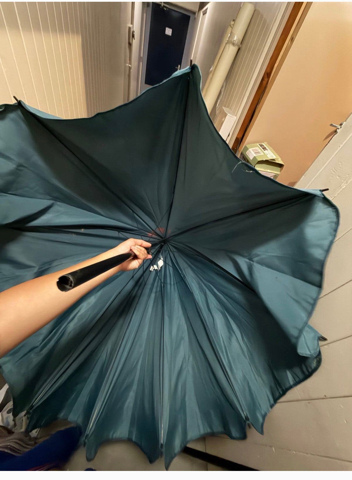 Parasol met verkleuring