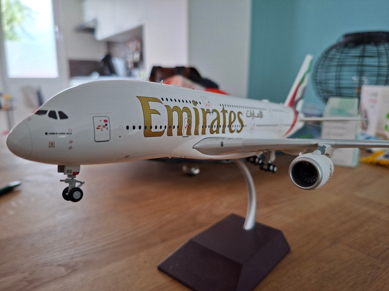 Gemini200 Emirates Airbus A380-800, Ophalen of Verzenden, Gebruikt, Schaalmodel