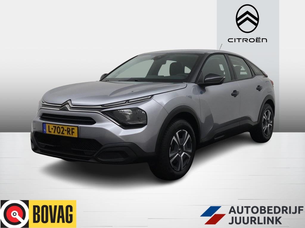 Citroen Ë-C4 Live 50 kWh SOH 89,5%/Cruise/Apple Carplay/Cli, Auto's, Dealer onderhouden, Gebruikt, Zwart, 315 min