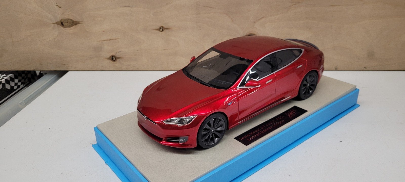 LS collectibles Tesla Model S, Ophalen of Verzenden, Zo goed als nieuw, Auto, Overige merken