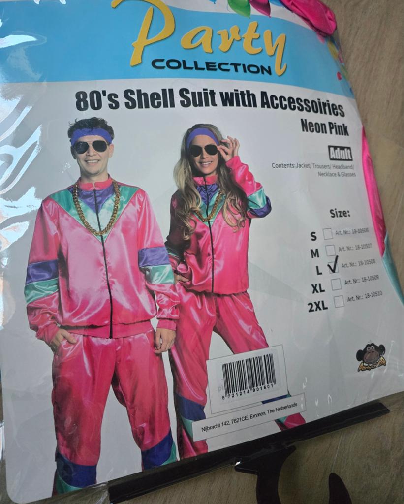 Nieuw inc accesoires! Foute party outfit unisex maat L 3x, Ophalen of Verzenden, Nieuw