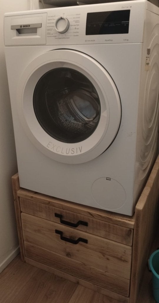 Wasmachine verhoger massief hout lade wasmand plank, Witgoed en Apparatuur, Ophalen, Nieuw