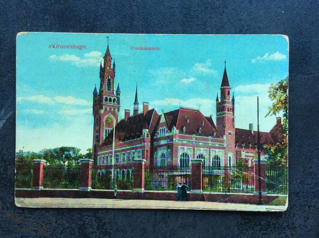 ‘s-Gravenhage, Vredespaleis, Verzamelen, Ophalen of Verzenden, Voor 1920, Gelopen, Zuid-Holland