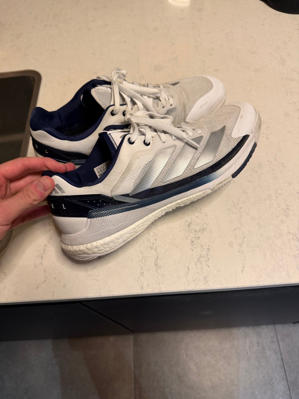 Adidas Padel schoenen - Maat 49 1/3 - Zo goed als nieuw, Sport en Fitness, Ophalen of Verzenden, Zo goed als nieuw, Padelschoenen