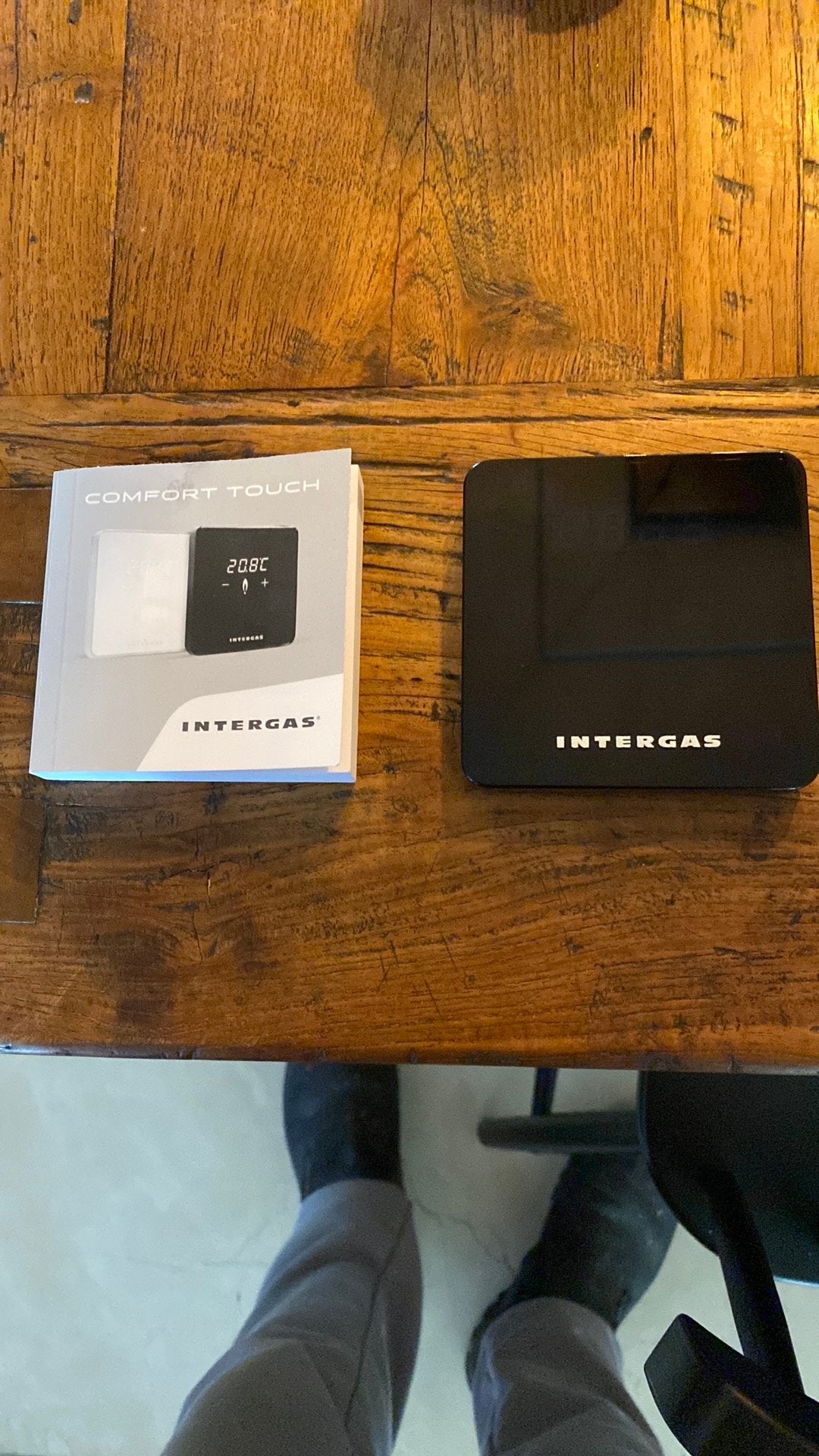 Intergas thermostaat, Doe-het-zelf en Verbouw, Thermostaten, Ophalen of Verzenden, Zo goed als nieuw