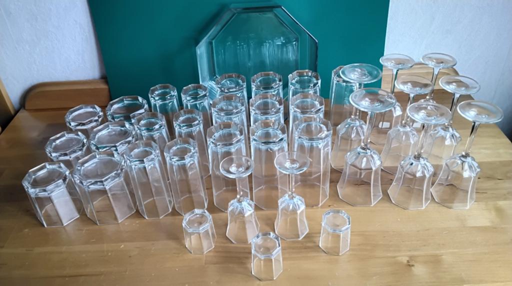 Luminarc glazenset (o.a. Borrel-, wijn- en longdrinkglazen), Ophalen, Nieuw, Overige typen