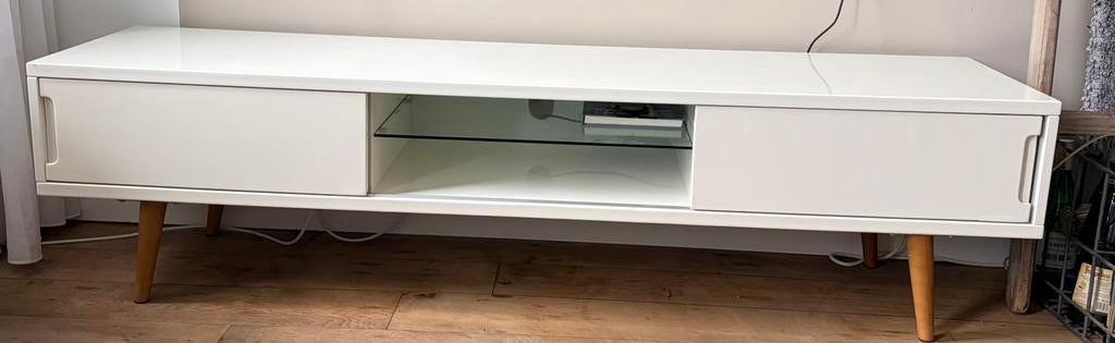 Vestbjerg TV-kast, Ophalen, Gebruikt, Glas, 150 tot 200 cm