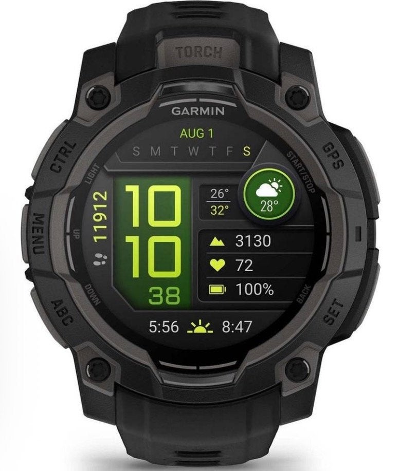 Garmin Instinct 3  GPS Smartwatch Zwart, Afstand, Zwart, Ophalen of Verzenden, Zo goed als nieuw