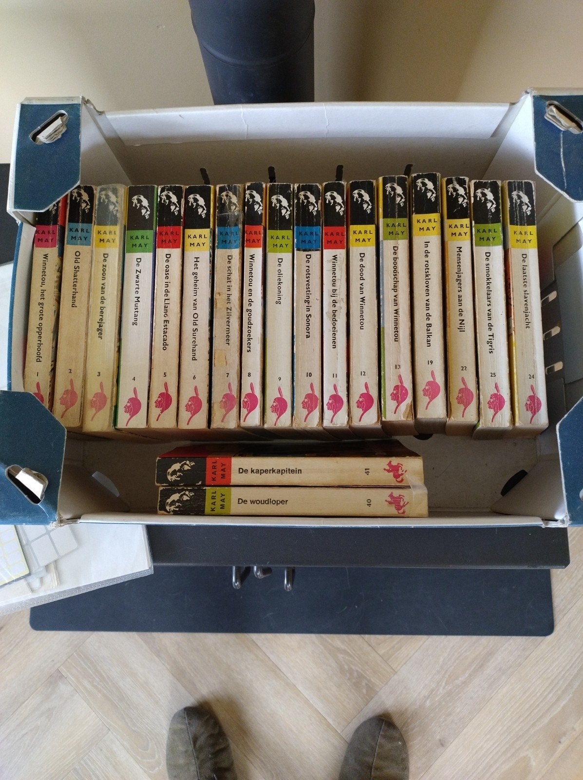 Karl May Pockets Boeken Collectie - 19 Stuks, Boeken, Avontuur en Actie, Ophalen of Verzenden, Gelezen