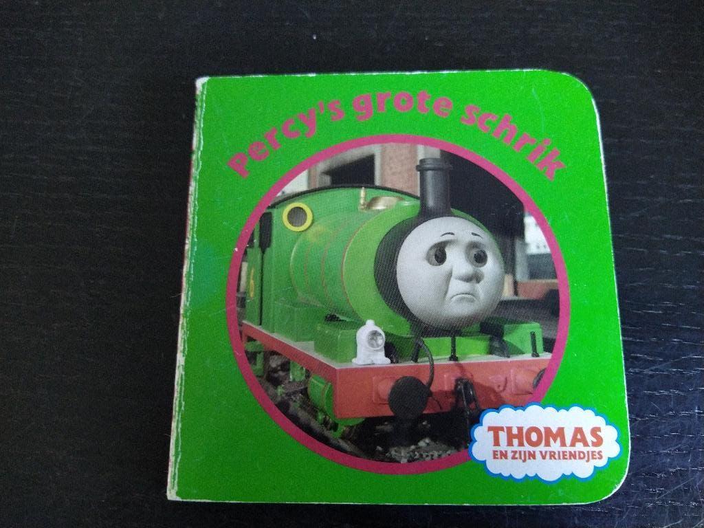 Klein kartonnen boekje thomas de trein - percy grote schrik, Boeken, Ophalen of Verzenden, Gelezen, 2 tot 3 jaar