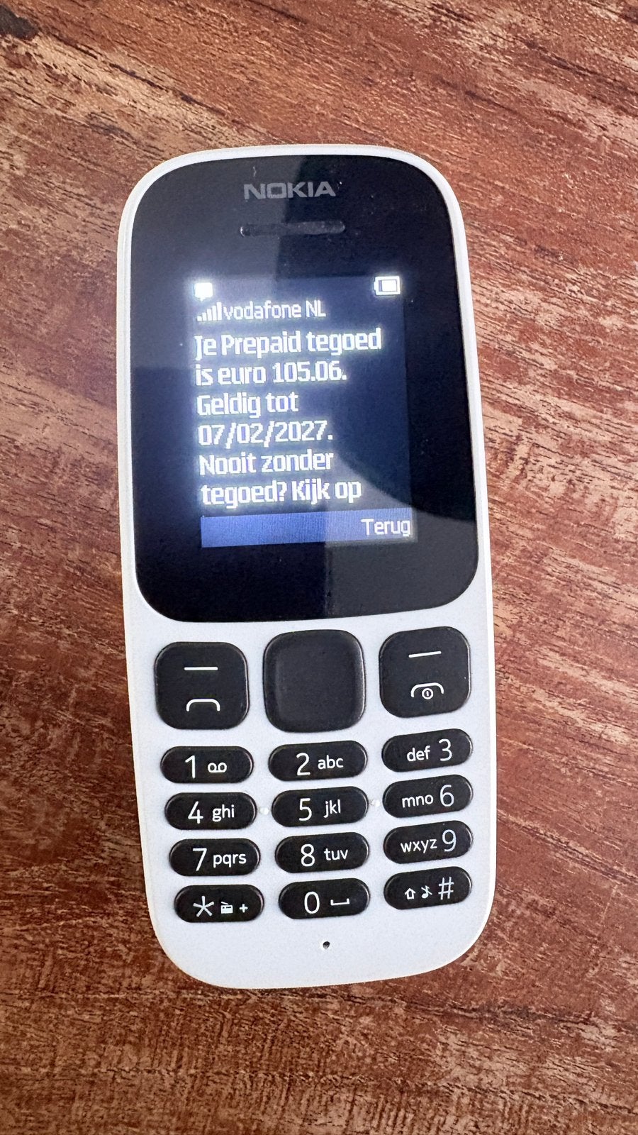 Vodafone nummer plus prepaid tegoed, Ophalen, Nieuw