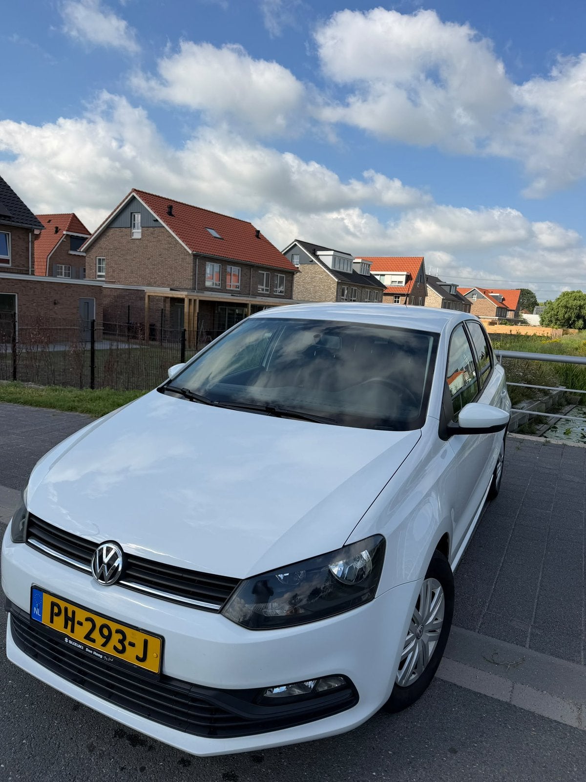 Volkswagen Polo 1.0 MPI 44KW 2016 Wit, Auto's, Stof, 40 €/maand, Wit, Bedrijf
