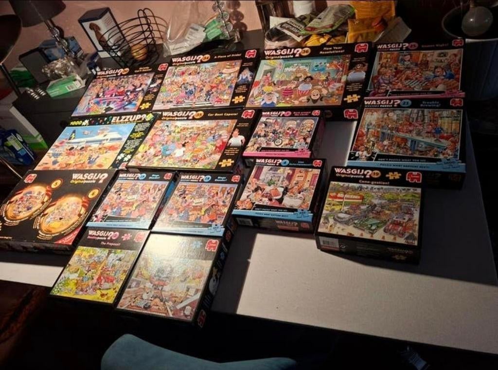 10 koop Wasgij rookvrij en compleet, Ophalen of Verzenden, Zo goed als nieuw