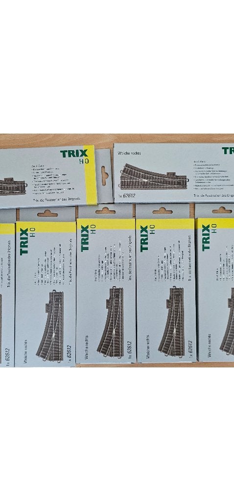Wissel Trix C-rail 62612 - kopen/ruilen, Gelijkstroom, Trix, Nieuw, Rails