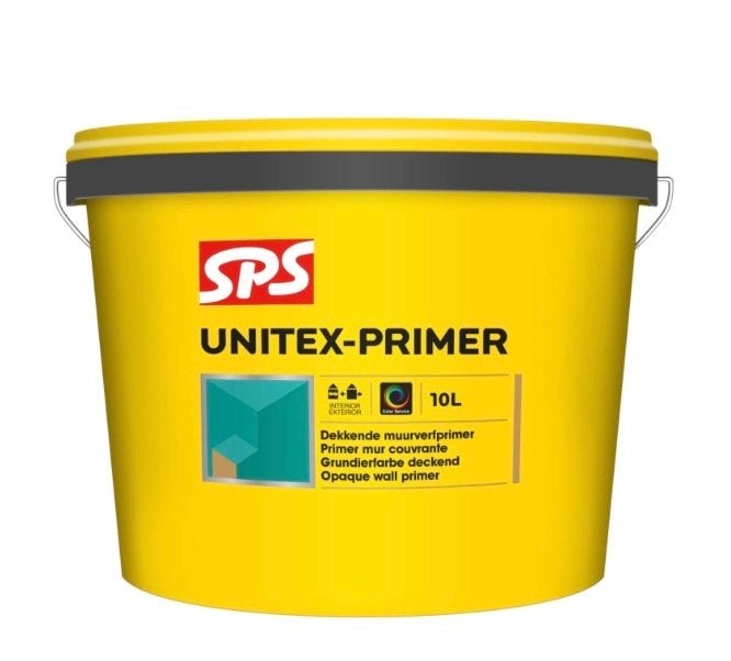 SPS Unitex-Primer - Dekkende Muurverfprimer 10L, Ophalen, Overige kleuren, 5 tot 10 liter, Nieuw