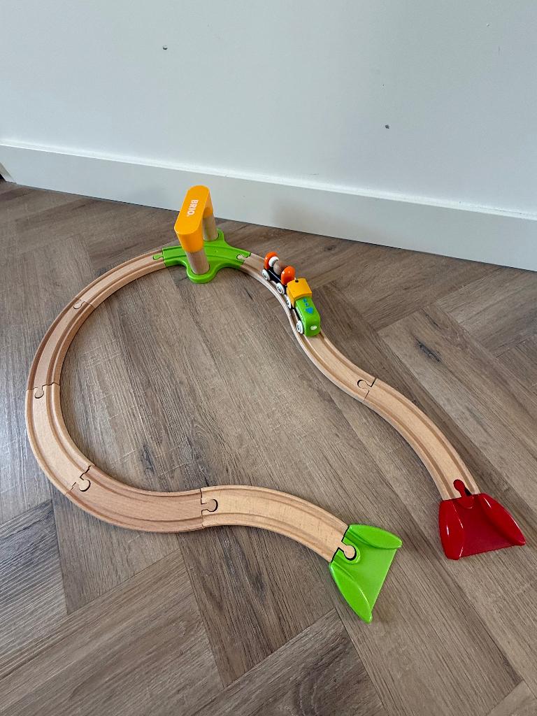 ZGAN Brio houten trein set 33706 elektrische trein spoor, Ophalen of Verzenden, Zo goed als nieuw