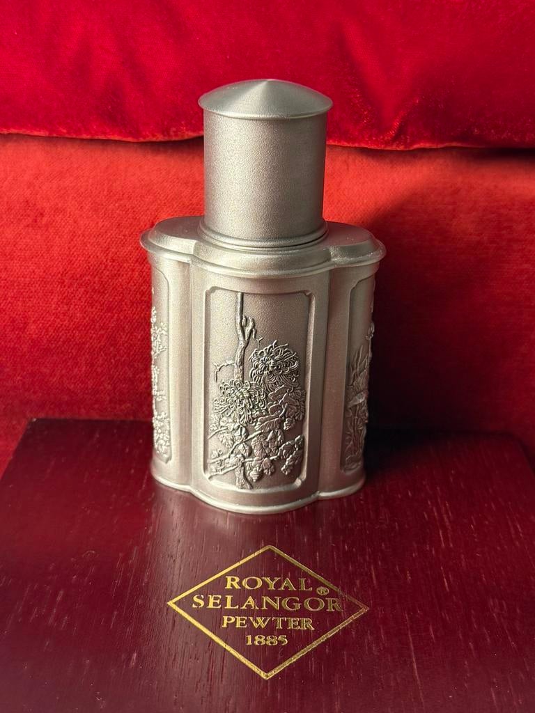 Royal Selangor Tea Caddy NOS, Antiek en Kunst, Ophalen of Verzenden