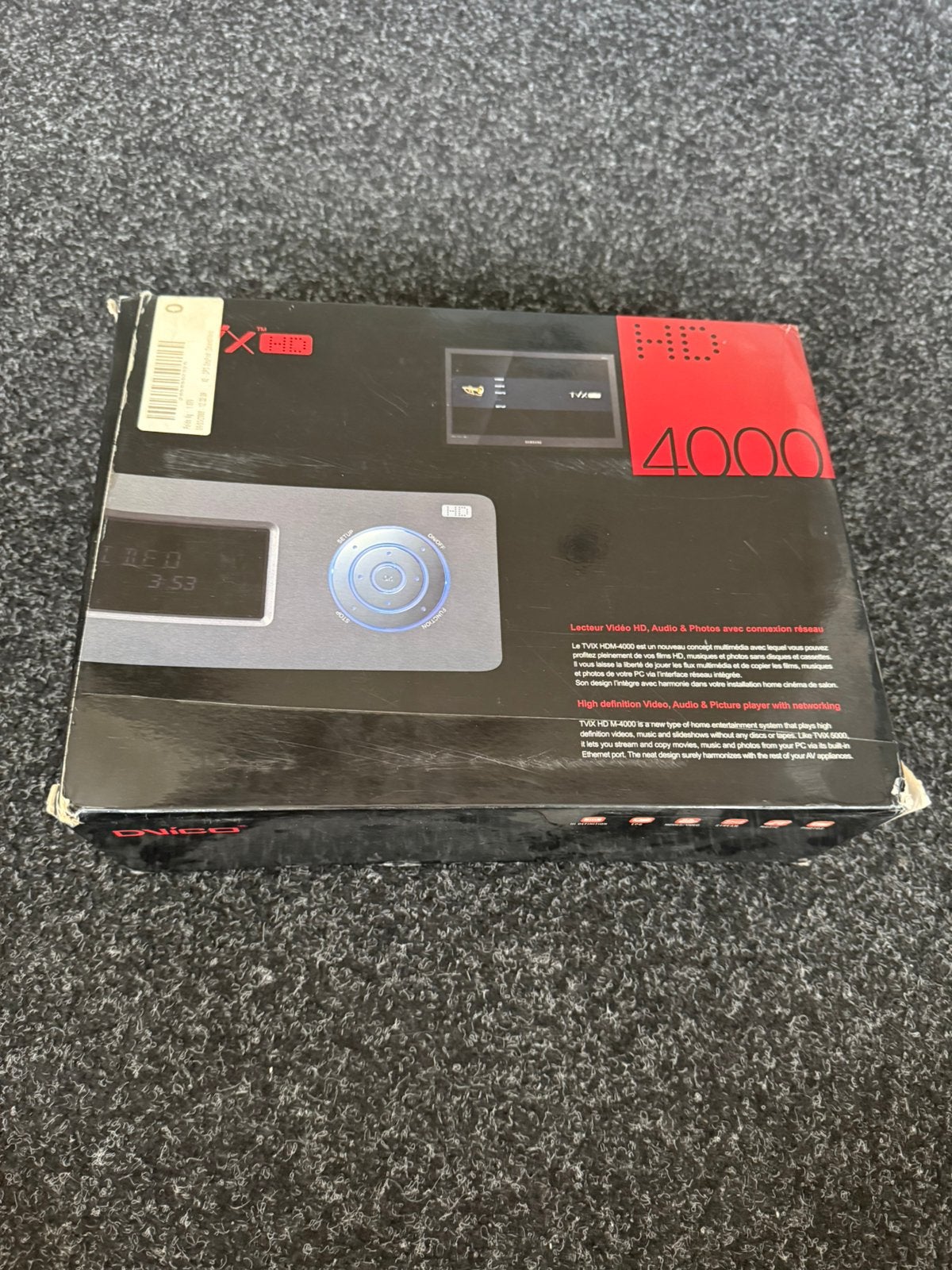 DVICO TViX HD M-4000 mediaspeler compleet in originele doos, Ophalen of Verzenden, Gebruikt