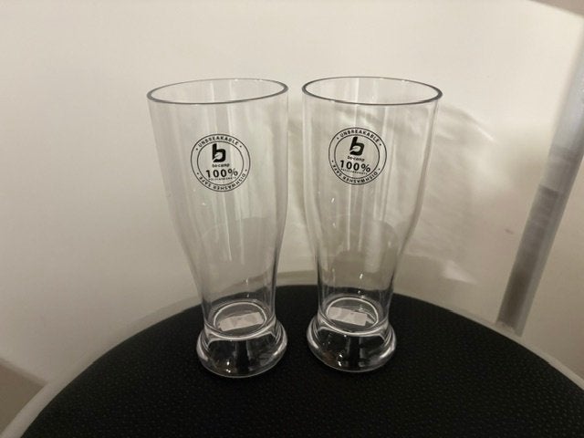 Nieuwe onbreekbare bierglazen, Caravans en Kamperen, Ophalen, Nieuw