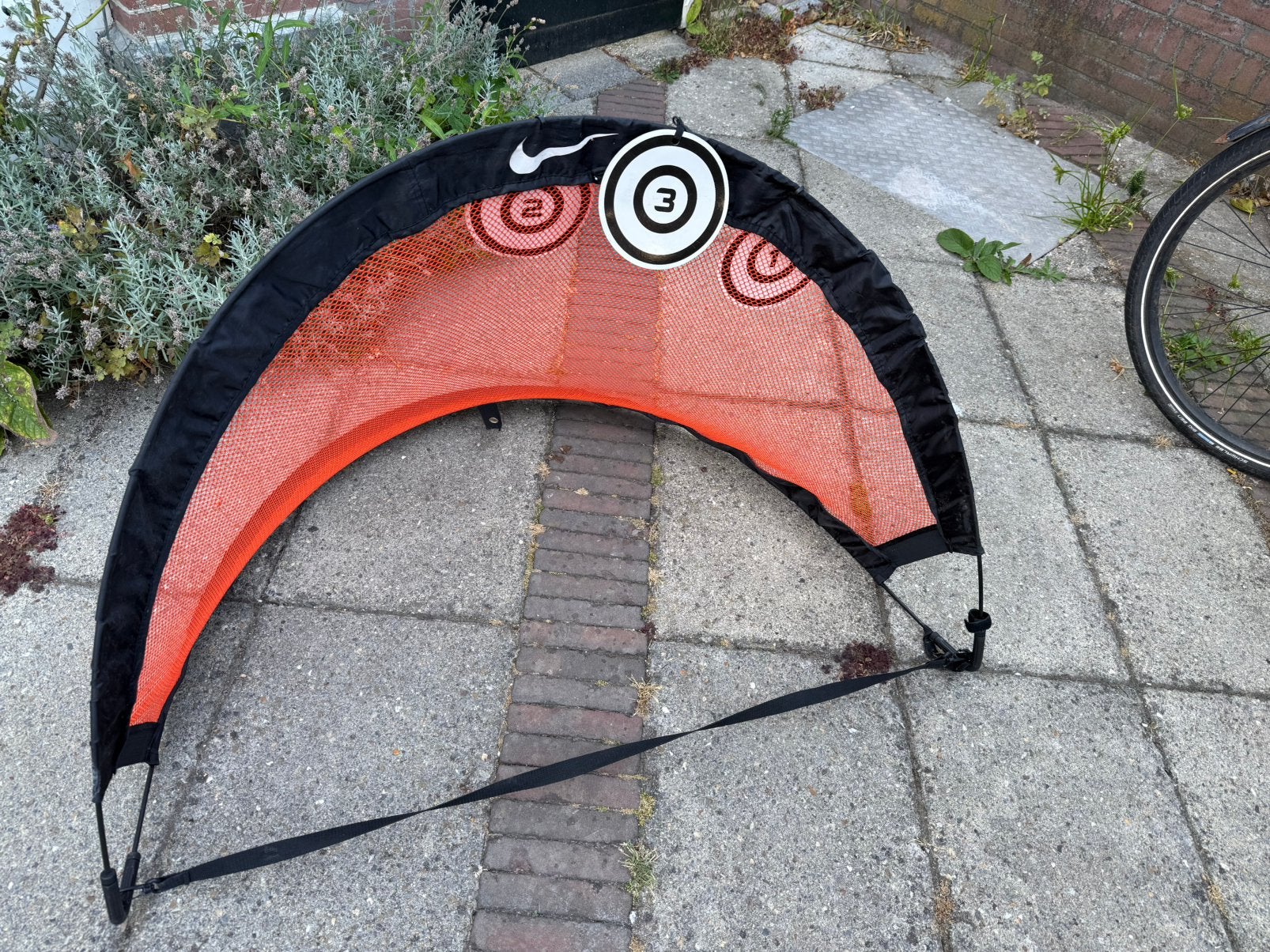 Nike pop-up voetbaldoel — opvouwbaar, met draagband, Maat XS of kleiner, Ophalen, Gebruikt, Overige typen