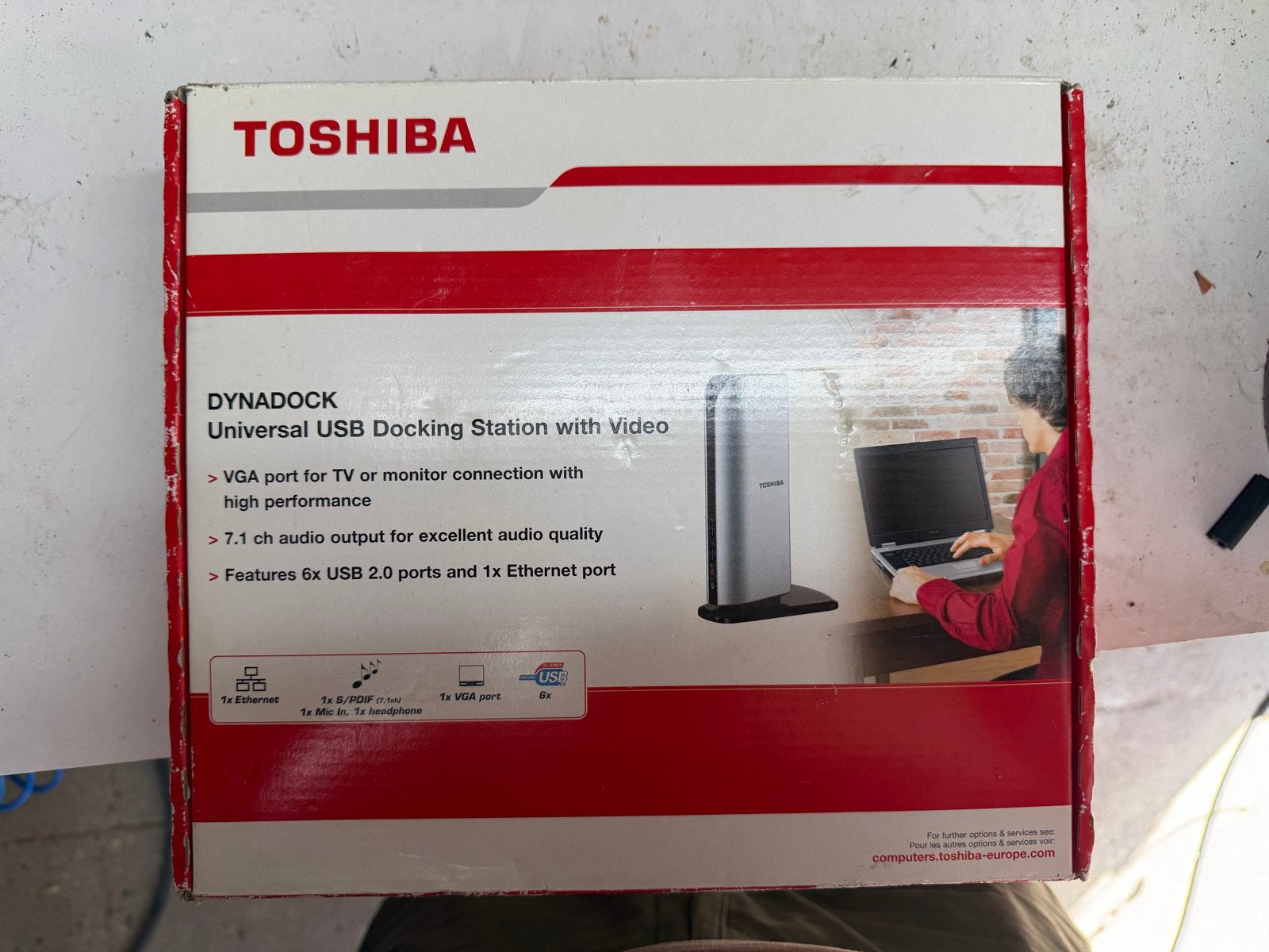 Toshiba Dynadock PA3541EY1PRP USB Docking Station Nieuw, Computers en Software, Dockingstations, Nieuw, Docking station, Laptop