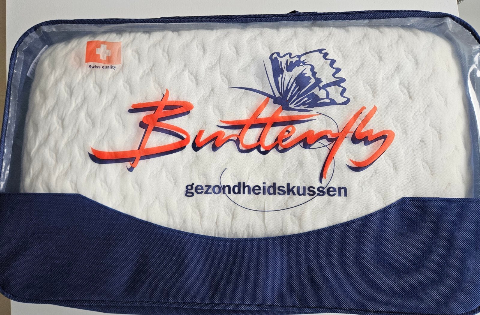 Butterfly gezondheidskussen 14cm medium zgan, Huis en Inrichting, Ophalen, Zo goed als nieuw, Kussen