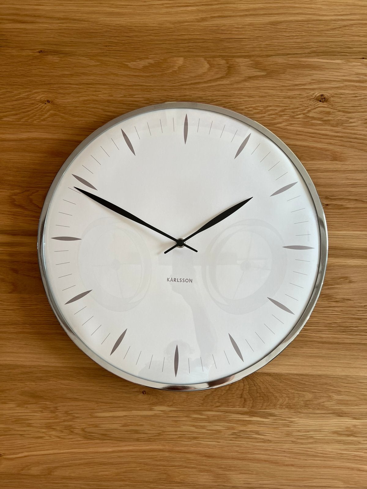 Karlsson wandklok 40cm, Ophalen, Zo goed als nieuw, Wandklok