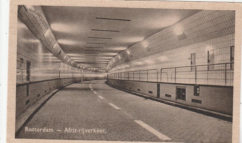 rotterdam- maastunnel, Verzamelen, Ophalen of Verzenden, Voor 1920, Zuid-Holland
