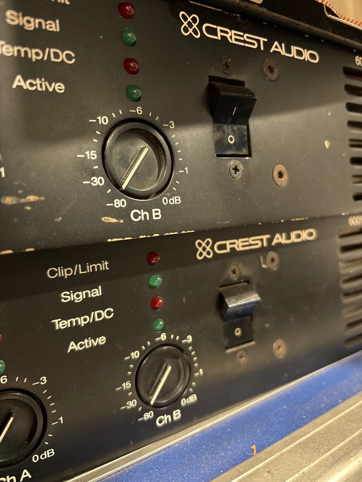 Crest Audio 6001 Professionele Eindversterker, Muziek en Instrumenten, Ophalen, Gebruikt, 100 watt of meer