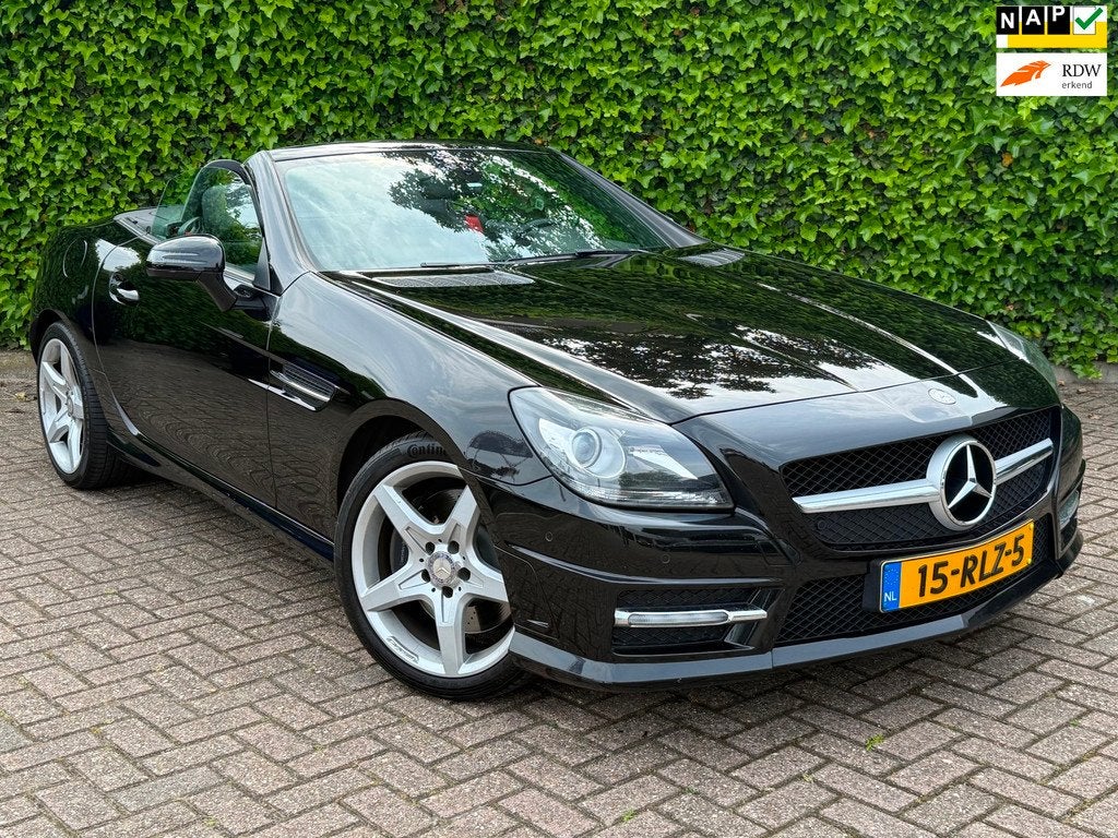 Mercedes-Benz SLK-klasse 250 | Amg Pakket | NAP | Air-scarf, Auto's, Mercedes-Benz, Automaat, Euro 5, Gebruikt, Zwart