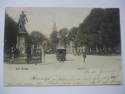 P260 Den Haag - Buitenhof - 1902, Verzenden, Voor 1920, Gelopen, Zuid-Holland
