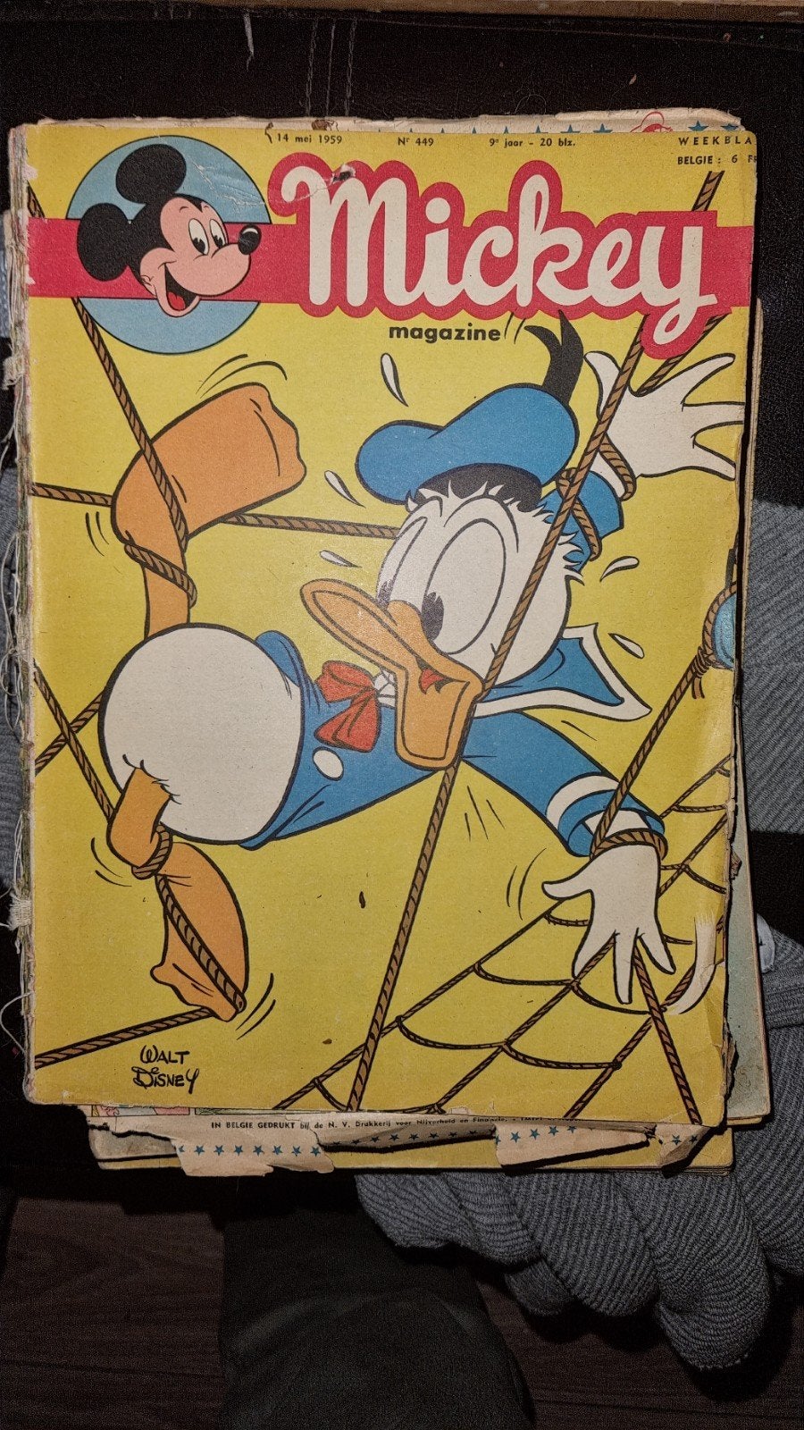 Mickey Magazine - 1959 no.449tm 465 1958 391tm403, Boeken, Ophalen of Verzenden, Gelezen