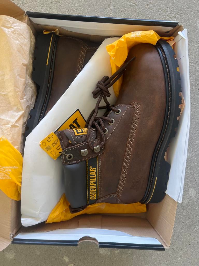 Caterpillar Holton SB E FO HRO SRC Werklaarzen - Nieuw, Ophalen of Verzenden, Nieuw, Bruin, Boots