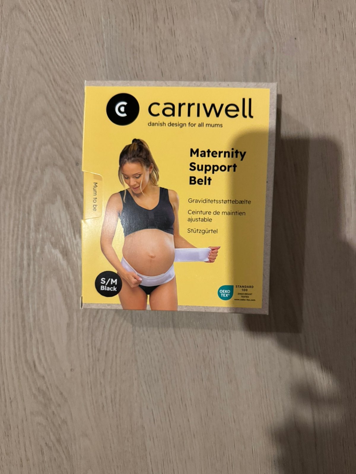 Carriwell buikband, maternity support belt, zwart, maat S/M, Maat 38/40 (M), Nieuw, Ophalen of Verzenden, Zwart