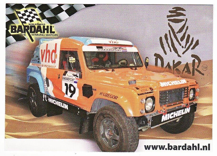 Dakar Bardahl The Winning Margin / Tim Coronel & Gaby Uljee, Verzamelen, Verzenden, Nieuw, Auto's