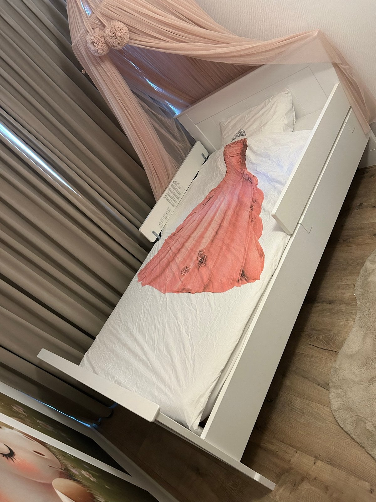 Bopita kinderbed wit 1.20 x 2.00 zo goed als nieuw, Ophalen, Gebruikt, 70 tot 85 cm, Lattenbodem