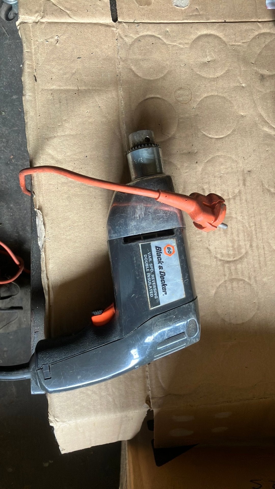 Black en Decker vintage boor machine, Verzenden, Zo goed als nieuw, Boormachine