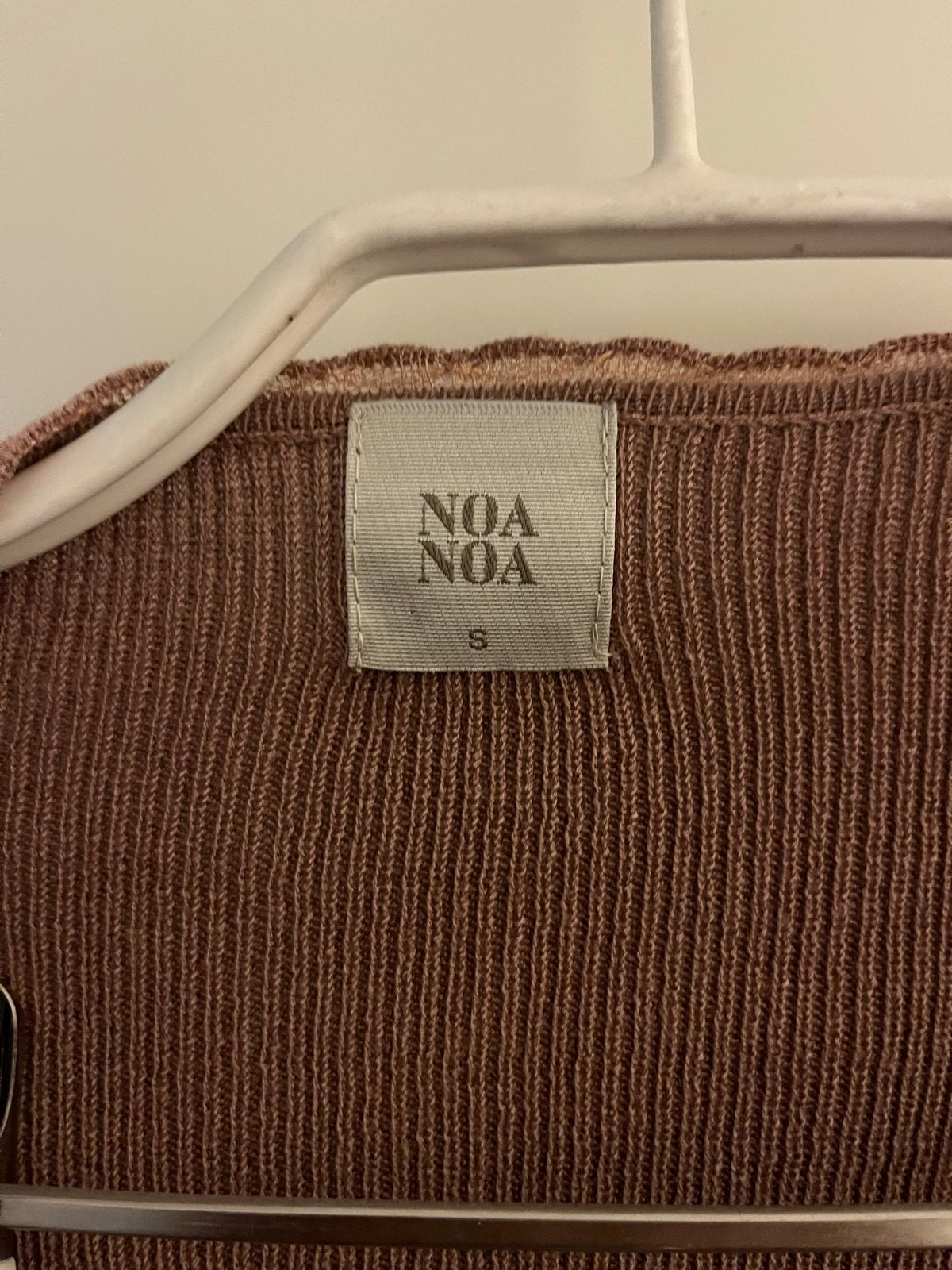 Noa Noa ribgebreid wikkelvestje maat S, Kleding | Dames, Truien en Vesten, Ophalen of Verzenden, Zo goed als nieuw, Maat 36 (S)