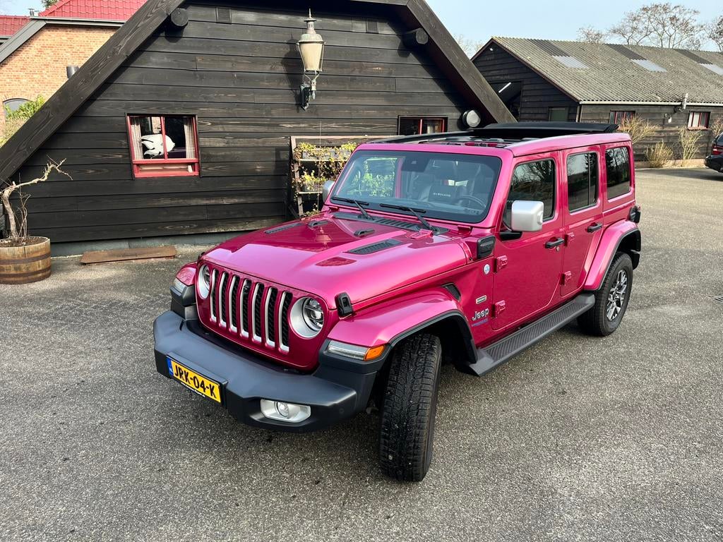 Jeep Wrangler OVERLAND 4xe Sky One-touch powertop PHEV 2022, Automaat, 1995 cc, Cabriolet, Leder