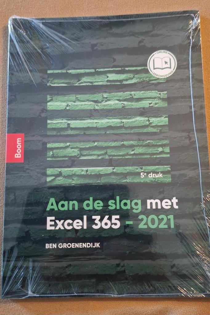 Aan de slag met Excel 365-2021, Boeken, Ophalen of Verzenden, Zo goed als nieuw