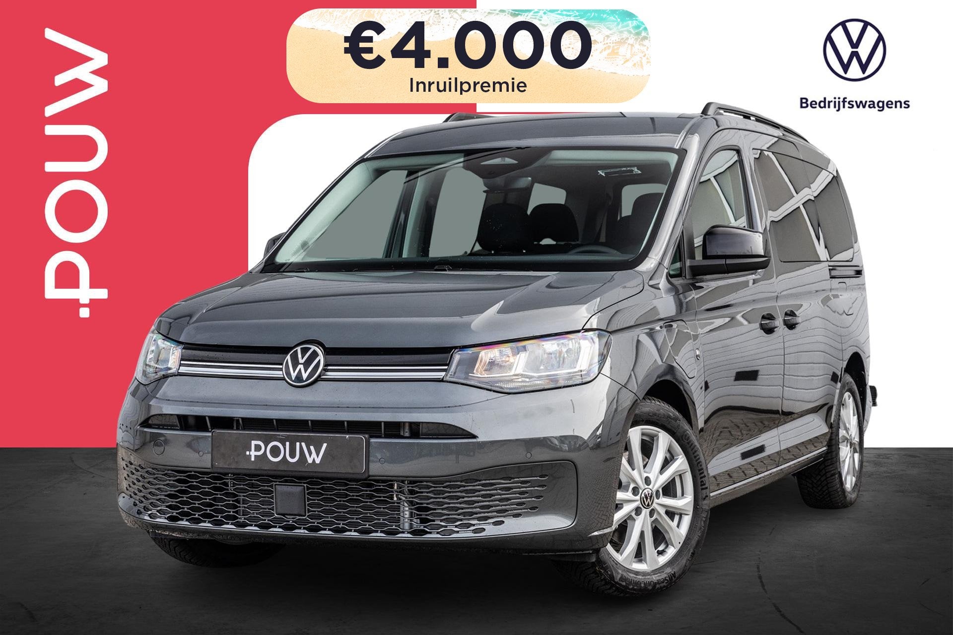 Volkswagen Caddy Kombi Maxi 1.5 TSI Hybride 150pk Life | App, Auto's, 12 maanden, Stof, 1498 cc, Euro 6