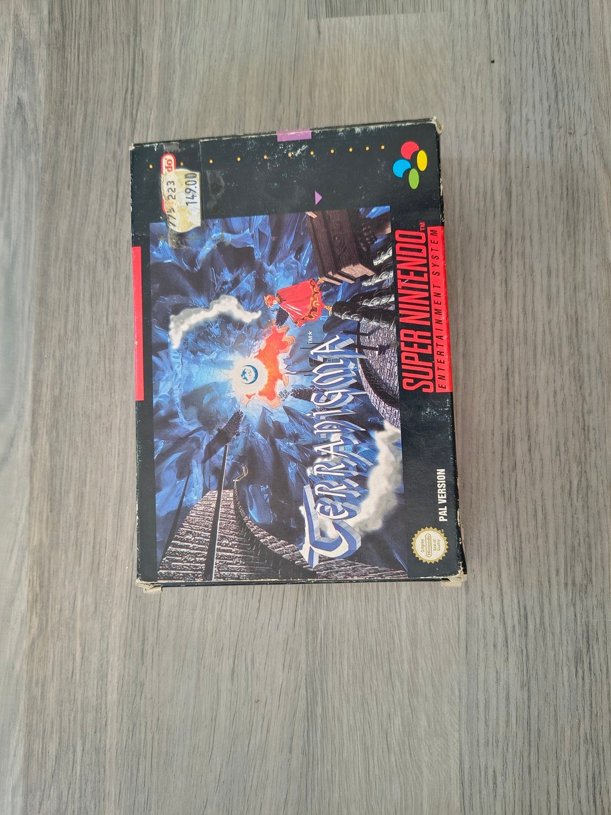 Terranigma SNES Compleet met doos, handleiding en kaart, Spelcomputers en Games, Gebruikt, 1 speler, Ophalen of Verzenden, Role Playing Game (Rpg)