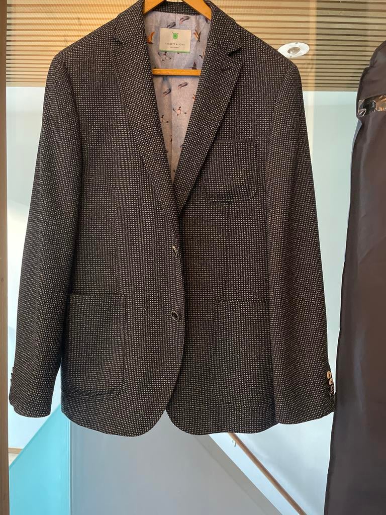 Jacket & Sons colbert, zo goed als nieuw maat L, Ophalen of Verzenden, Zo goed als nieuw, Maat 48/50 (M), Blauw