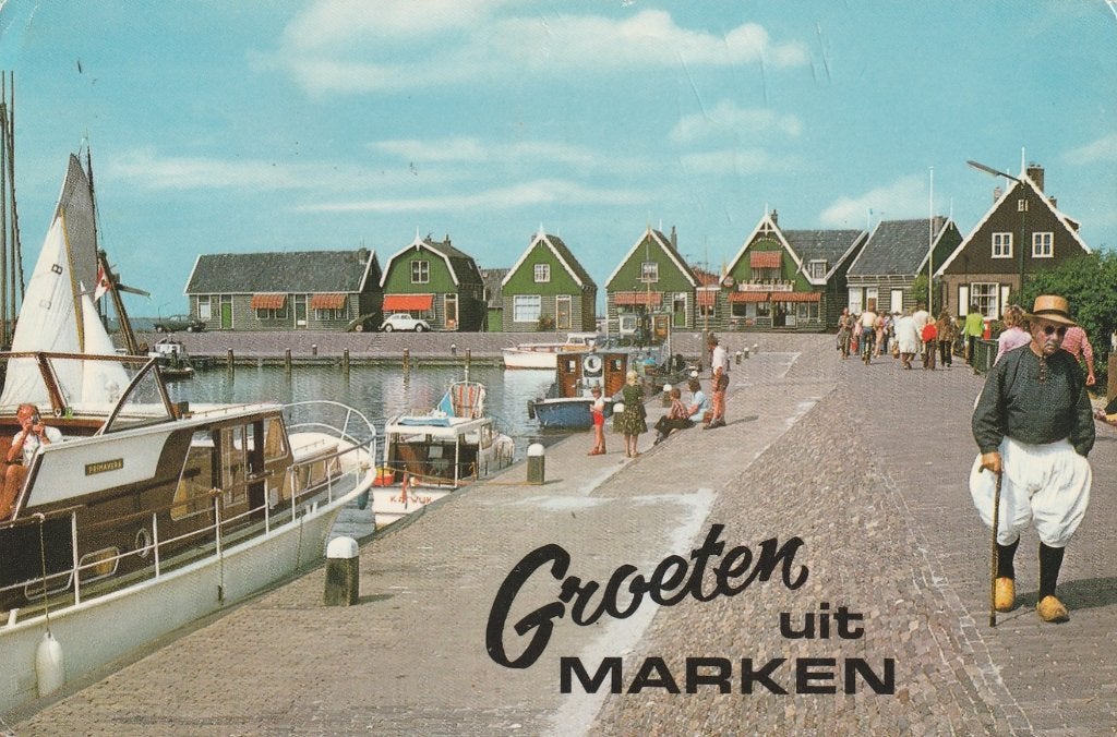 MARKEN Haven Klederdracht Groeten, Verzenden, 1960 tot 1980, Gelopen, Noord-Holland