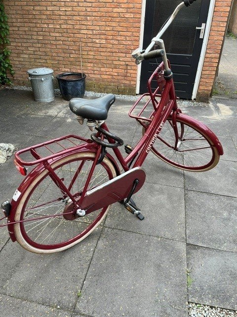 Cortina damesfiets met voordrager - Zo goed als nieuw, Terugtraprem, (Extra) lage instap, Zo goed als nieuw, 50 tot 53 cm
