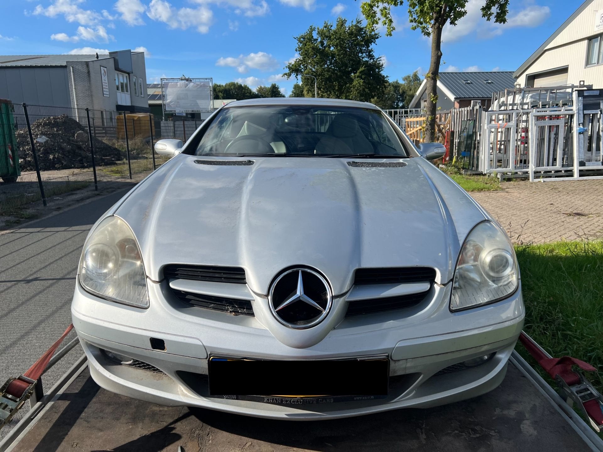 R171 SLK 2.0 Zilver C775 DEMONTAGE BUMPER DEUR DAK MOTORKAP, Gebruikt, Mercedes-Benz AG, Mercedes-Benz, Ophalen of Verzenden